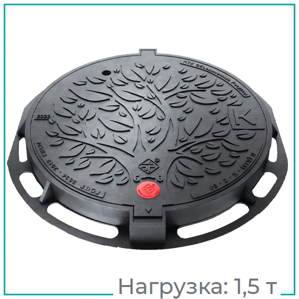 Люк-чугунный-для-ГТС-Л(А15)-ГТС-2-60,-серия-Санкт-Петербург купить