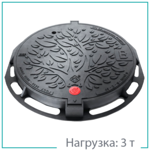 Люк чугунный ЛУ(А30)-В-2-60, серия “Санкт-Петербург” купить