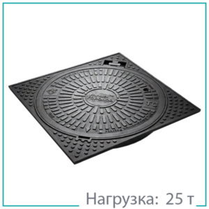 Люк чугунный Т(С250)-ТС-7-8-9-60, серия «Арбат 2»