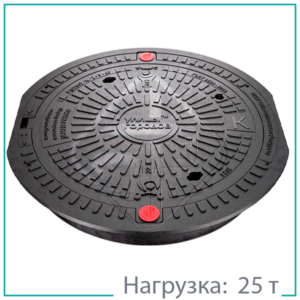 Люк самонивелирующийся (ОУЭ) Т(С250)-К-2-9-60 h-140 серия "Екатеринбург"