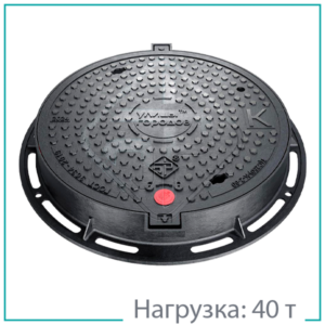 Люк ТМ (Д400)-К-2-60 чугунный магистральный, серия "Санкт-Петербург"