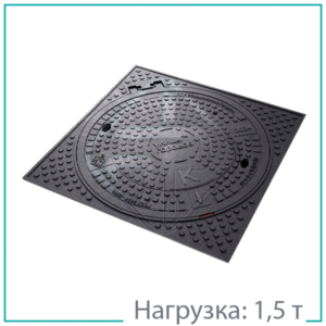 Люк чугунный квадратный Л(А15)-К-7-8-9-60, серия "Арбат"