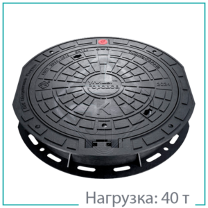 Люк чугунный с шарниром ТМ(Д400)-К-2-7-9-60, серия "Москва"