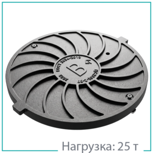Крышка люка тип Т (С250)-2-60 с запорным устройством купить